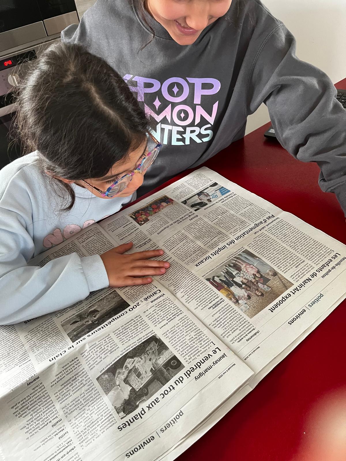 Article de presse : les enfants de Narin'Art exposent à Neuville-de-Poitou