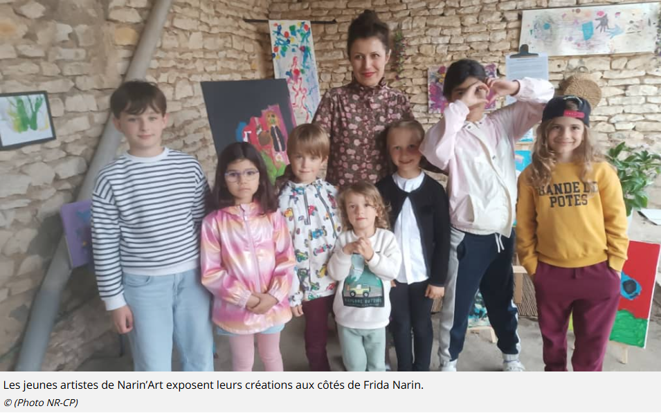Les élèves de Narin'Art exposent leurs créations à Neuville-de-Poitou